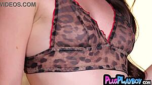 Beautiful Milf Strips Passionately Exposes Hot Body For Playboy Tease