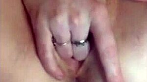 little red bends flexible shaves wet pussy fingers to intense webcam cum