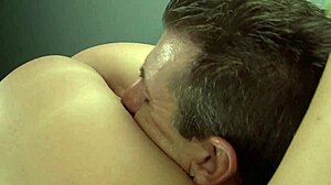 rachel's throat gag fest turns into massive cum bath and deep pussy pound