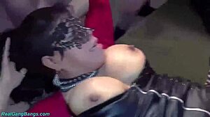 Two Big Breast German MILFS Get Group Banged Hard!