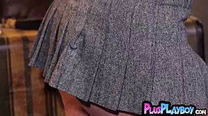 Beautiful Milf Strips Passionately Exposes Hot Body For Playboy Tease