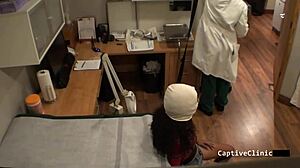 wanna see eliza sheilds as human guinea pig in latex gloves fetish backstage?