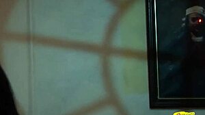 Brunette Femdom Strap-On Fucks Busty Blonde into Orgasmic Obedience and Pussy Licking Submission