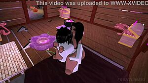 Why Beg for Dick When Lightskin Bitch Takes Monster Cock Deep?