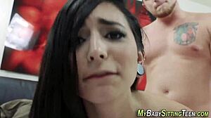 Teen Au Pair Banged by Group Monster Cocks