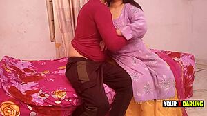 punjabi bhabhi bent over for devar's nonstop doggystyle pounding