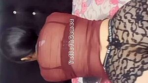 18-Year-Old Latina Babysitter Plays with Big Tits Ass and Dildo in Bedroom