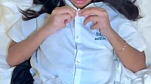 18YO Thai Student Creampied Rough by Foreign Big Cock After School!