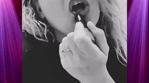 booty shakes wild in boyfriend's clothes domination style!