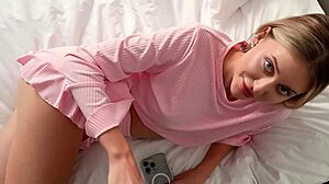 hey stepsis why won't you leave my room don't you wanna taste this big cock first??