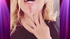 booty shakes wild in boyfriend's clothes domination style!