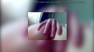 Blonde in thong panties sucks bed friend homemade cock deep