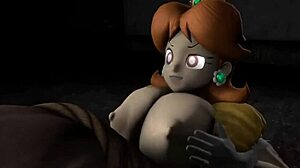 Possessed Daisy Crushes Huge Cock Between Massive Tits