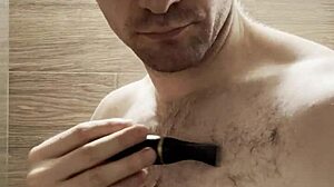 after the gym i trim my sweaty hairy armpits chest and arms for next weeks photoshoot real behind the scenes
