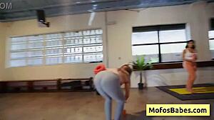 natural beauty blonde slut lindsey lakes craves johnny love's hot cum loads filling her wet pussy in yoga ecstasy