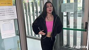 Torbe picks up skinny latina redhead with black hair and fucks her dirty hard