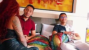 friend's milf stepmom begs for my cum in her mouth!