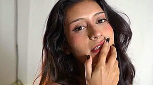 skinny colombian dances kinky on bed flashing tattooed ass!