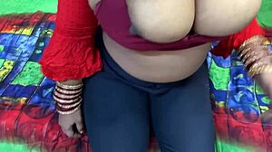 Fucked aunt's lonely desi girl hard alone at home!