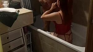 Mommy's Bathtub Ass Pounded Hard While Alone At Home!