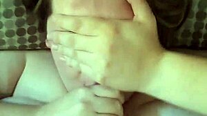 German teen blows huge cock craving cum in mouth