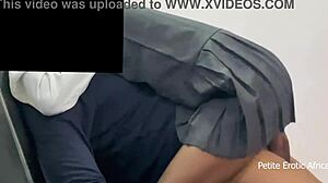 i crave that petite african schoolgirl's tight pussy in retro erotic fuck scene