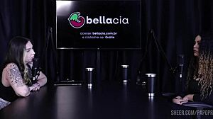 Charlottye's Sheer Red Lingerie Tease in Private Papo - Part 3 Best Moments