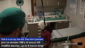 wanna see eliza sheilds as human guinea pig in latex gloves fetish backstage?