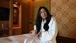 Big Tit Latina Step Sis Caught Naked and Begs for Hard Fuck