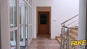 Fake Hostel Backpacker Sucks Cock Car to Fuck Frenzy