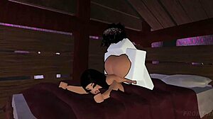 Why Beg for Dick When Lightskin Bitch Takes Monster Cock Deep?