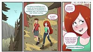 gravity falls comics wendy confesses to dipper in spanish