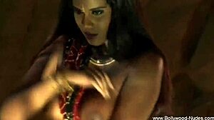 Lovely SKINNY brunette dances erotically SEDUCING her lover with nude teases