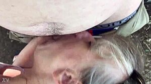 Wow! Friend's mommy deepthroats cock balls-deep in part 1 blowjob!