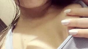 Intense Solo Masturbation in Deserted Public Outdoor Bathroom with No One Nearby