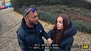 HUNT4K Bodysuit Babe Ready for Outdoor Fuck