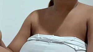 watching her do nails while i stroke myself close up