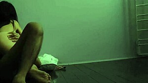 asian college teen rides cock like a pro!