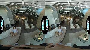 allie addison fucks her horny landlord with big cock to pay rent in vr