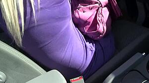 stevie shae tattooed blonde big boobs sucks big cock bathroom hole