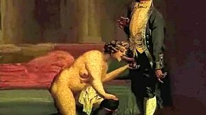 vintage retro scenes tease antique erotic art pleasures softly