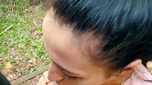 vlog filming turns into risky public park quickie