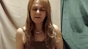 i'm your chained piss-slave housewife humiliating myself with dirty talk autoslapped in stockings pov