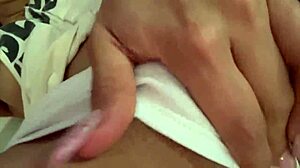 Latina Beauty Fingers Juicy Pussy on Cousin’s Bed Teasing Arrival