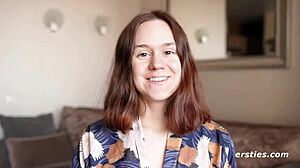 Anca's shaved pussy craves that intense dildo pounding now?!