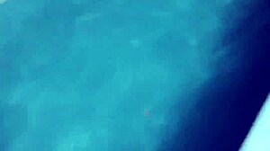 scorching day has redhead da belan stripping nude by the pool