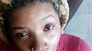 SHHHHH EBONY PRINCESS Deepthroats Black COCK in Silent Sloppy POV Reality