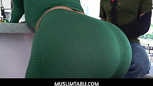 Chubby Hijab Girl Craves Secret Cherry Pop