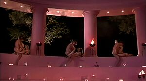 these three sexy blondes in lingerie get bent over for anal assfucking