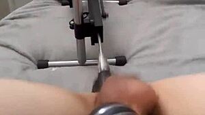 first time locktober newbie rides fucking machine like a slut